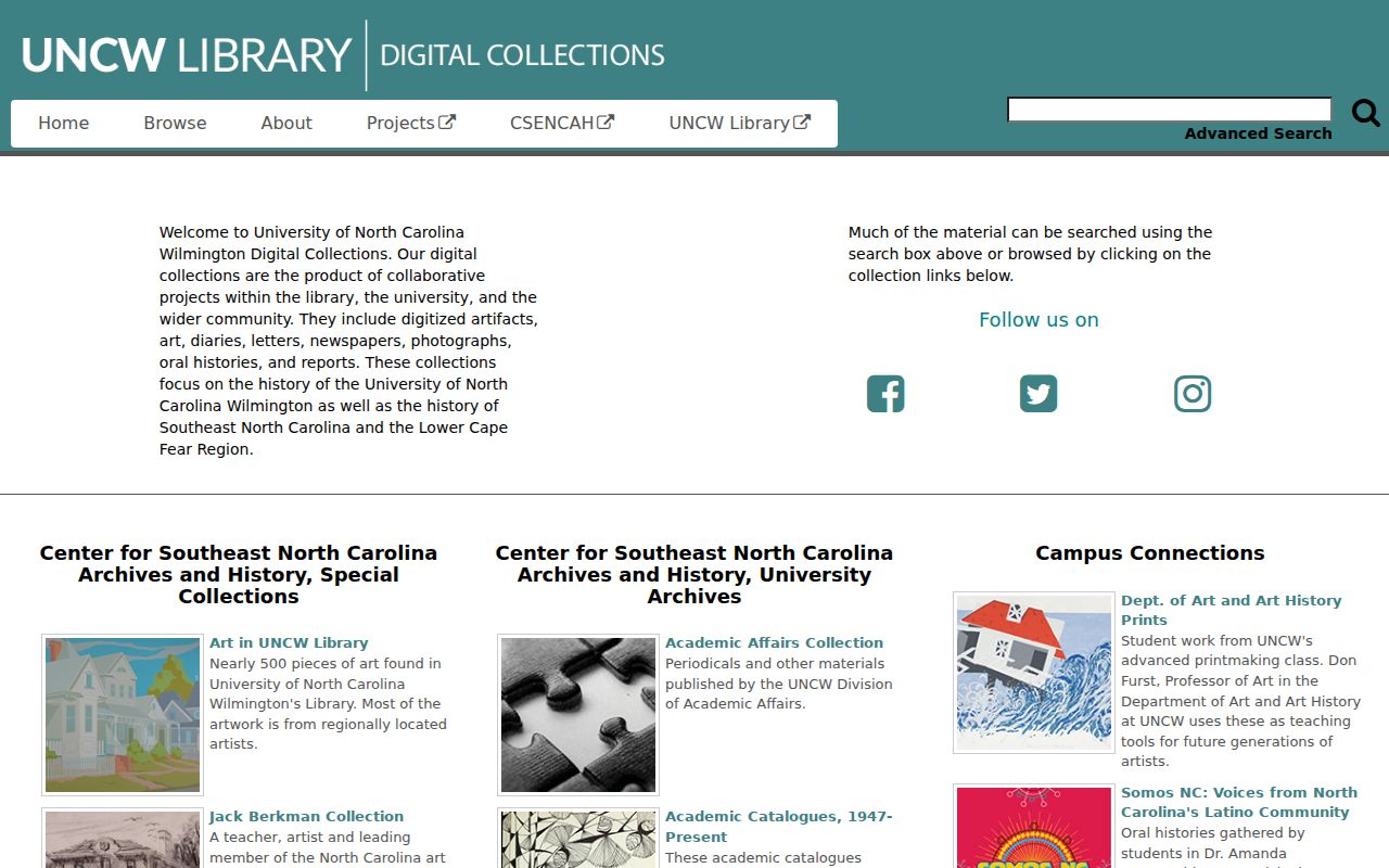 Wilmington people search in UNCW digital collections and yearbooks
